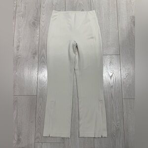 Lululemon ribbed softstreme zip leg high rise cropped pant